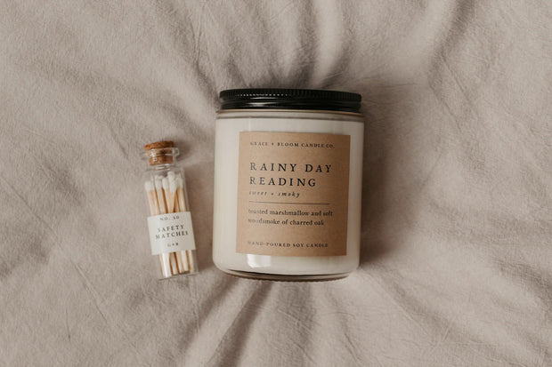 Surprise your bridesmaids with a thoughtful and aesthetic dark academia-themed bridesmaid proposal gift box! They'll be all ready for a cozy evening of reading with this gorgeous set from Grace and Bloom Co!