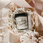 Best Bridesmaid Proposal Mini Gift Box - Grace + Bloom Co. Includes a candle that asks your bridal party to be in your wedding and a chapstick, comes boxed and ready to give!