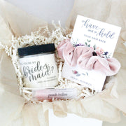 Bridal Party Proposal Gift with Wedding Scrunchies - Grace + Bloom Co
