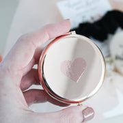 Rose Gold Compact Mirror - Grace + Bloom Co