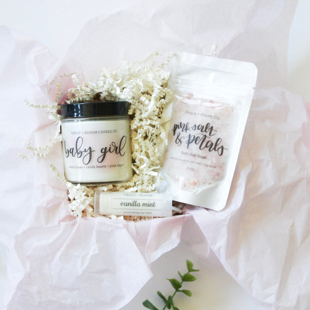 New Baby Girl | Boxed Gift - Grace + Bloom Co