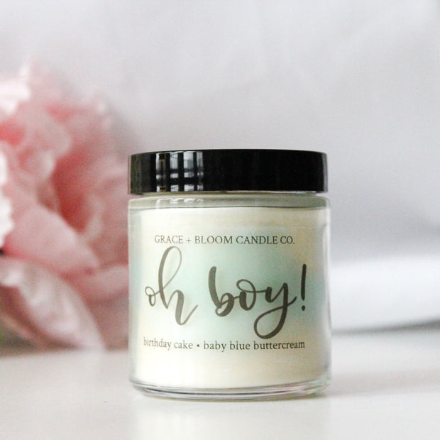 New Baby Candles | Baby Shower | Gender Reveal - Grace + Bloom Co