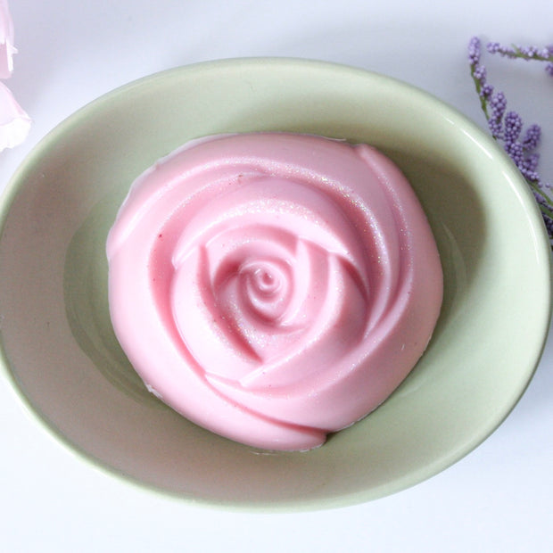 Rose Petal Gelato Soap | Gentle + Moisturizing - Grace + Bloom Co