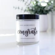 Congrats Mini Candle | Choose a Scent - Grace + Bloom Co