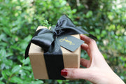 Bridesmaid Proposal Mini Gift Box | Black Ribbon Gift Wrap Included - Grace + Bloom Co