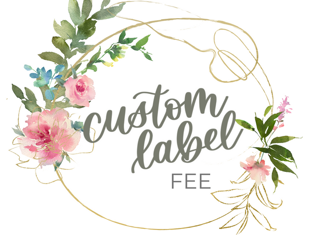 Custom Lettering Fee for Candles - Grace + Bloom Co
