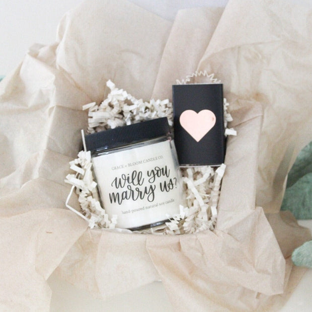 Will You Marry Us Proposal Candle Gift Box| Be Our Officiant Wedding Gift for Minister, Priest, Can't Say I Do Without You