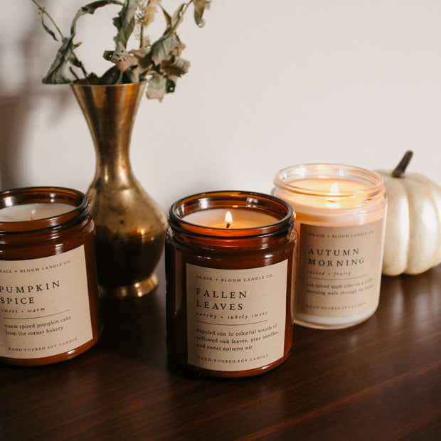 Pumpkin Spice | Fall Book Lover Candle, Dark Academia Gift, Literary Candle, Bookish Aesthetic Gift, Book Inspired Soy Candle