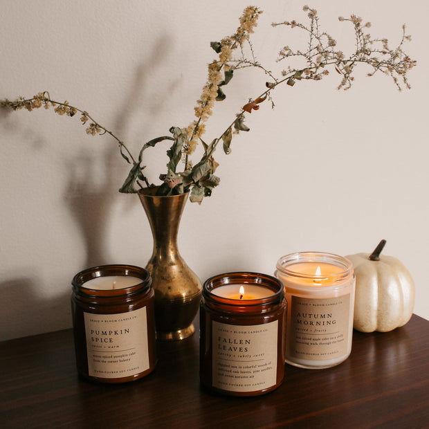 Pumpkin Spice | Fall Book Lover Candle, Dark Academia Gift, Literary Candle, Bookish Aesthetic Gift, Book Inspired Soy Candle